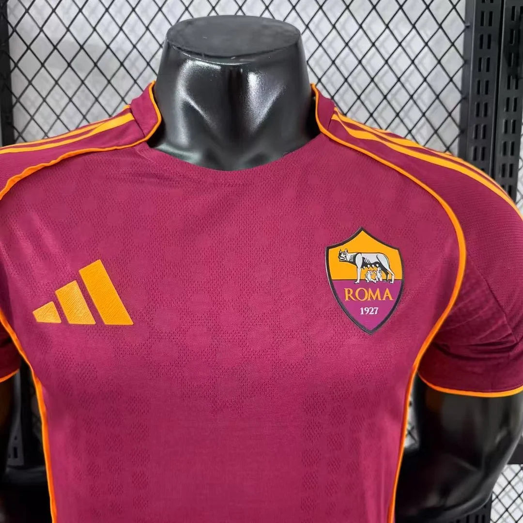 2025/2026 Player Version Roma Home Football Jersey 1:1 Thai Quality