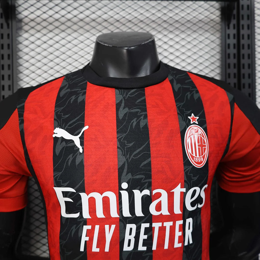 2025/2026 Player Version AC Milan Home Football Jersey 1:1 Thai Quality