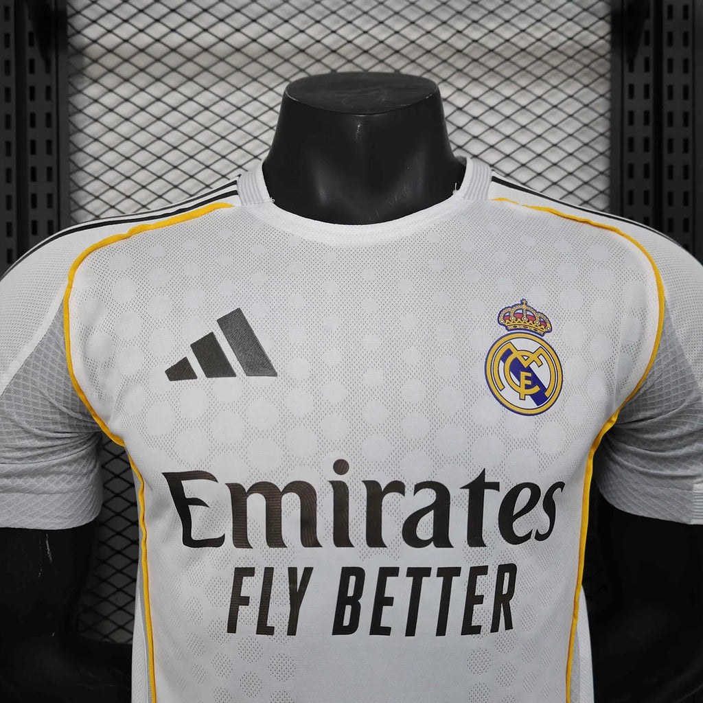 2025/2026 Player Version Real Madrid Home Football Jersey 1:1 Thai quality