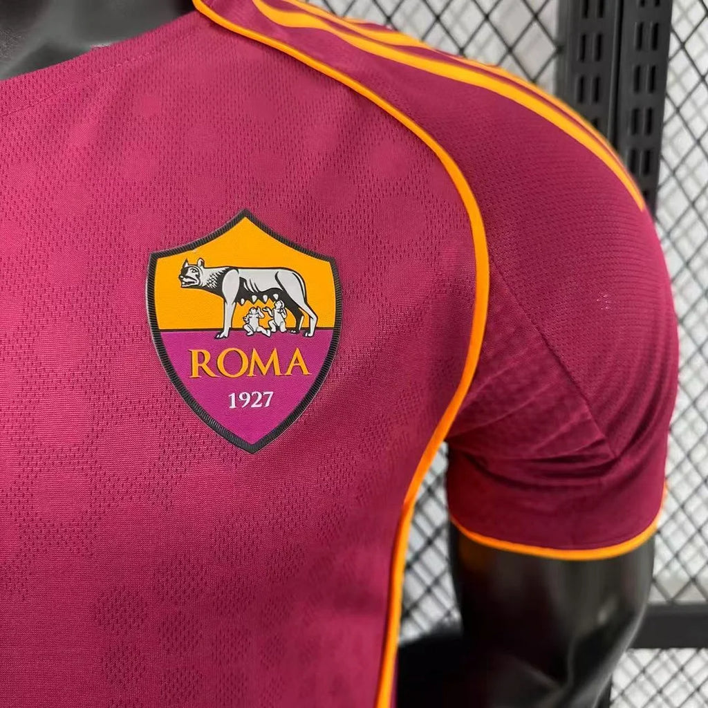 2025/2026 Player Version Roma Home Football Jersey 1:1 Thai Quality
