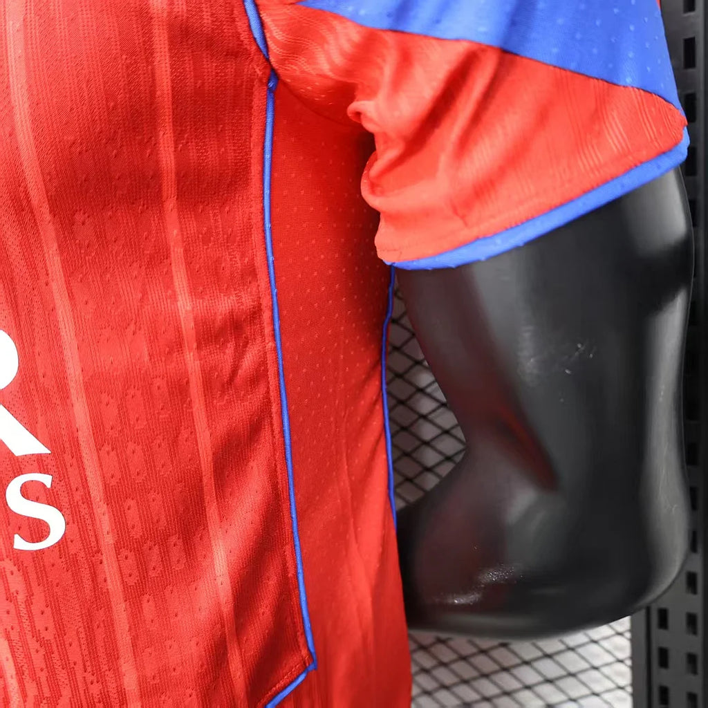 2025/2026 Player Version Paris Saint-Germain Third away Red Football Shirt 1:1 Thai Quality
