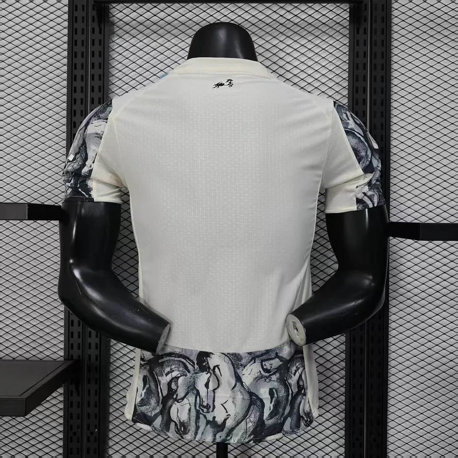 2025/2026 Player Version Manchester City Year of The Horse Special Edition Grey Football Shirt 1:1 Thai Quality