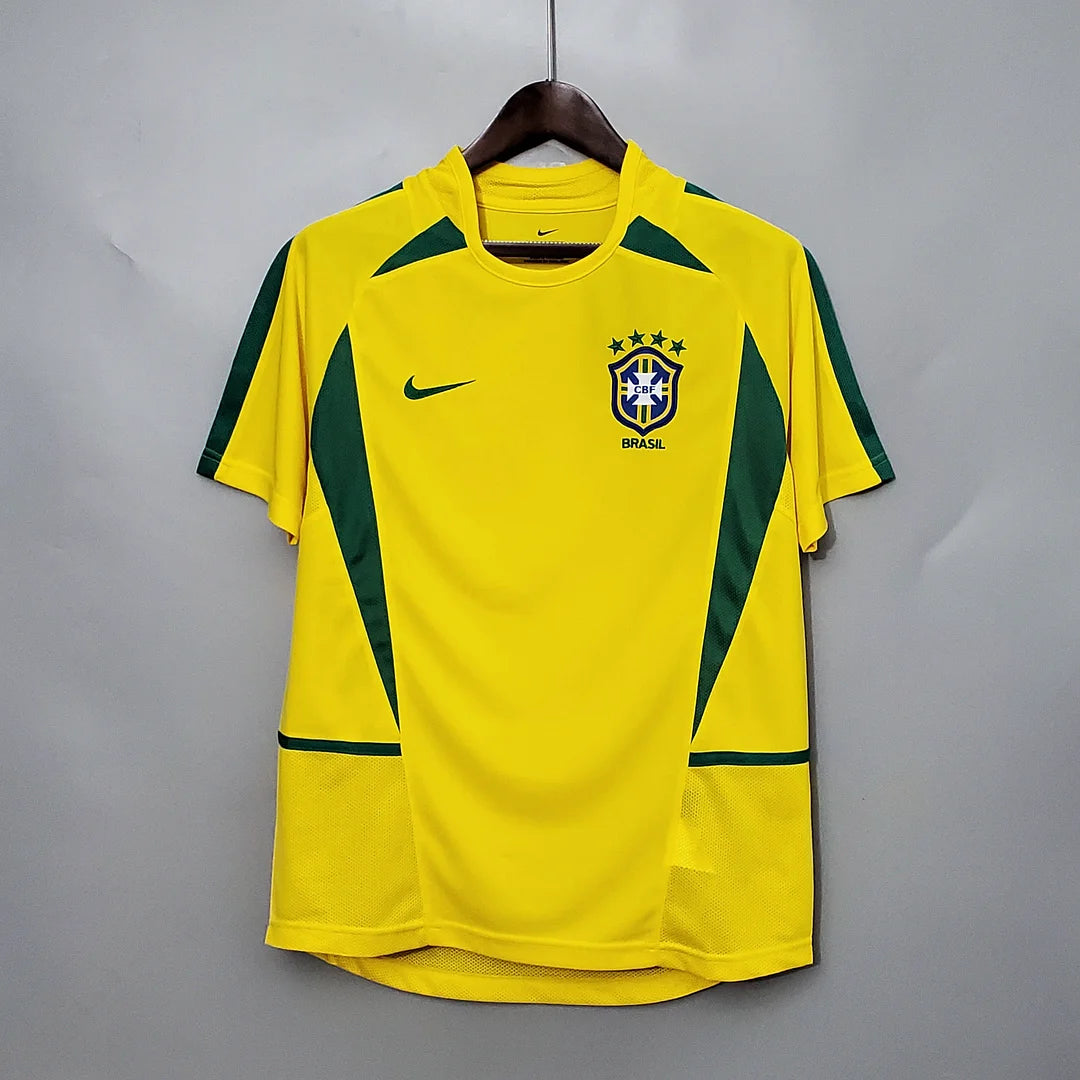 2002 Retro Brazil Soccer Jersey Home 1:1 Thai Quality