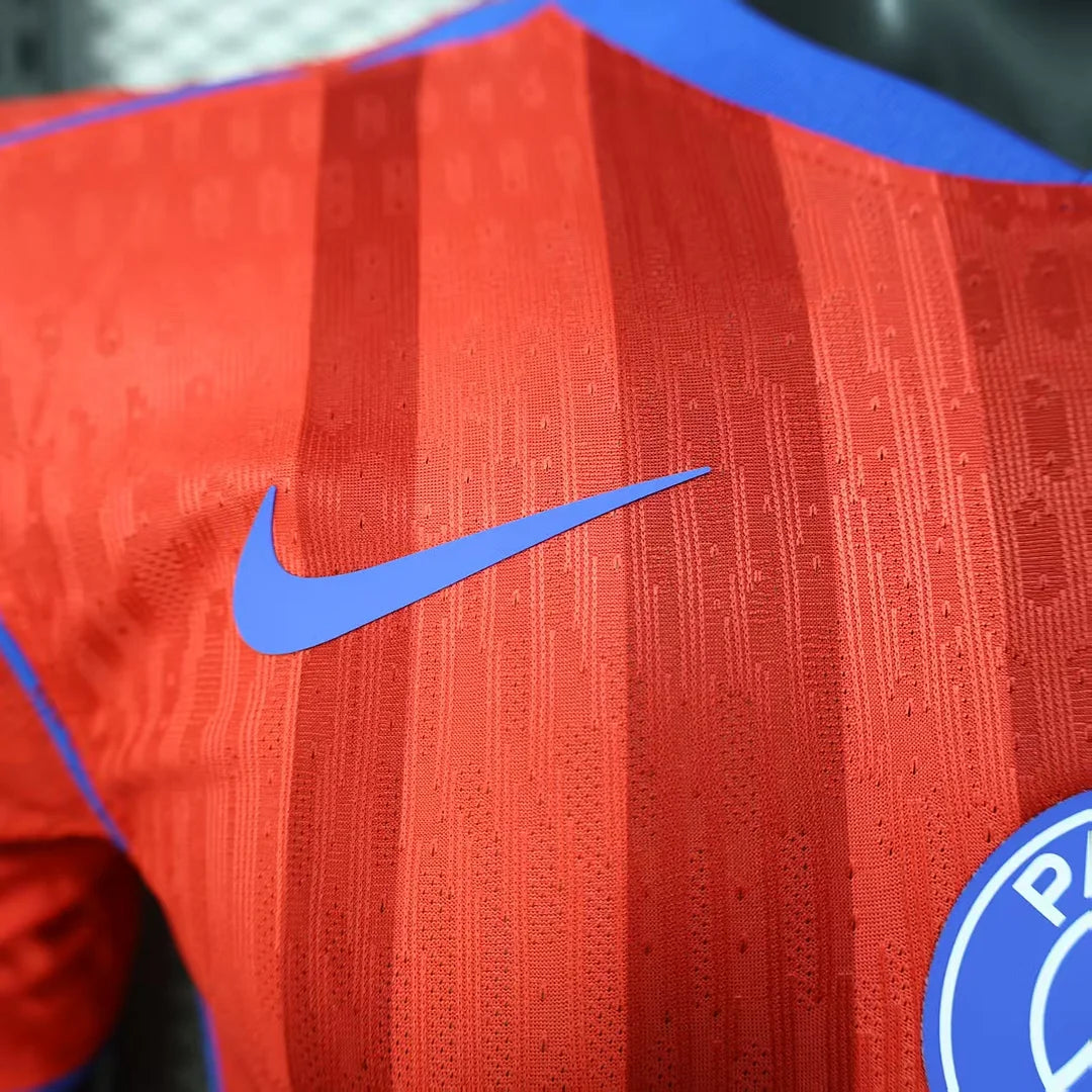 2025/2026 Player Version Paris Saint-Germain Third away Red Football Shirt 1:1 Thai Quality