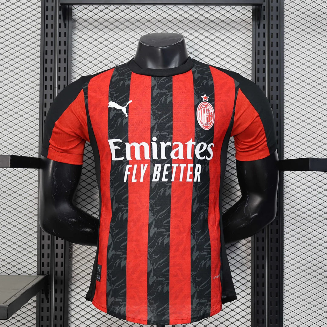 2025/2026 Player Version AC Milan Home Football Jersey 1:1 Thai Quality