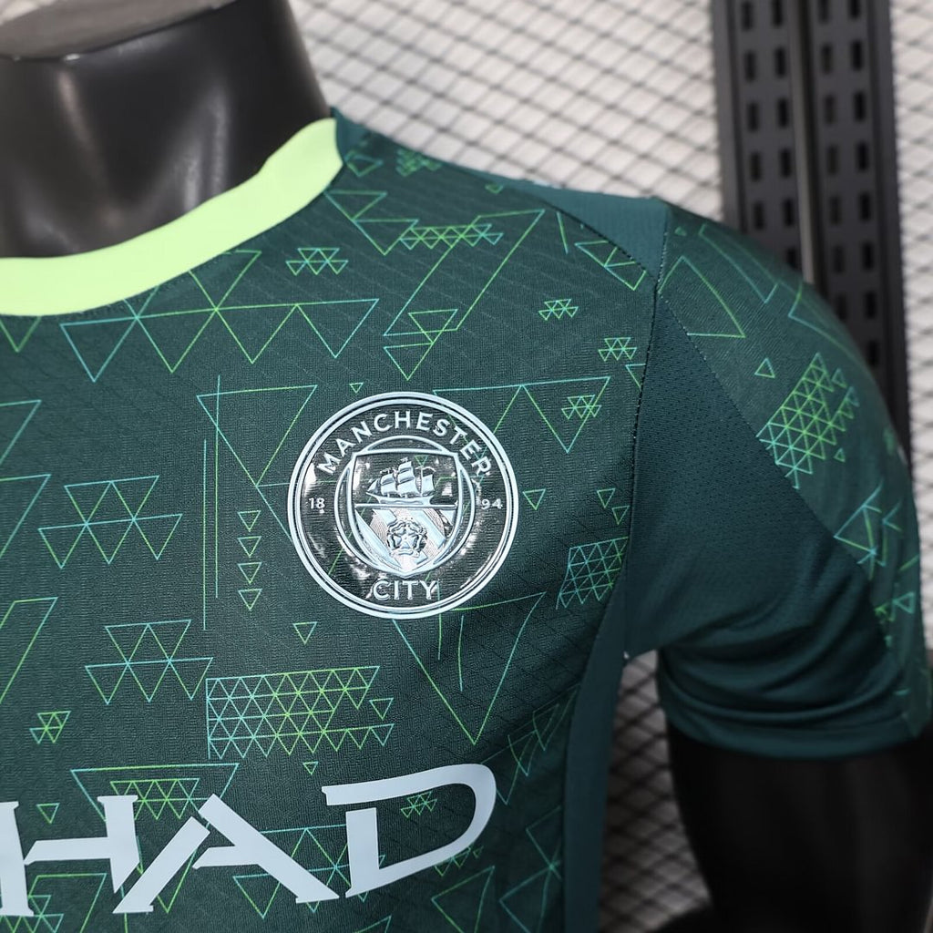 2025/2026 Player Version Manchester City Fourth Away Football Shirt 1:1 Thai Quality