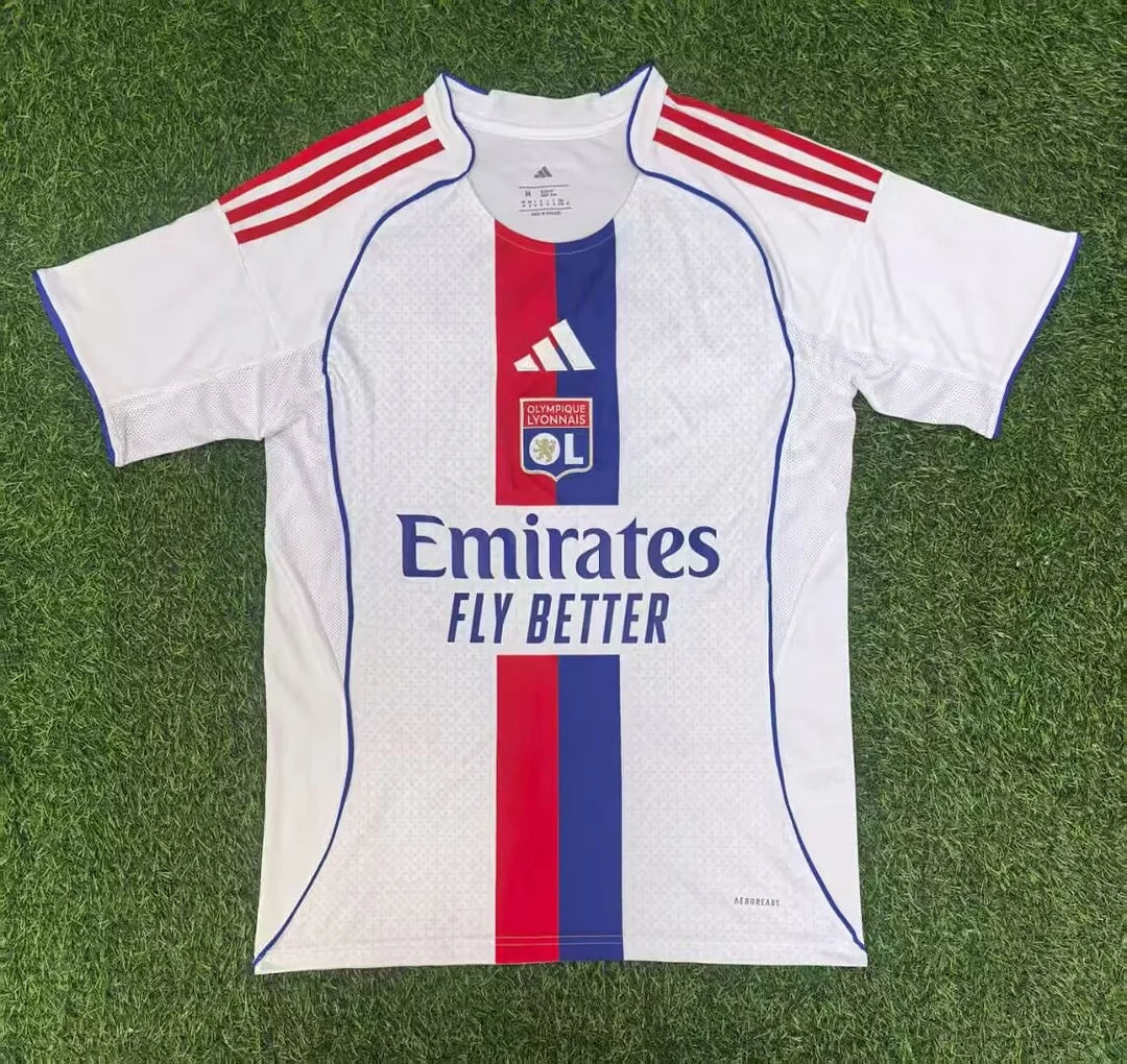 2025/2026 Lyon Home Football Jersey 1:1 Thai Quality