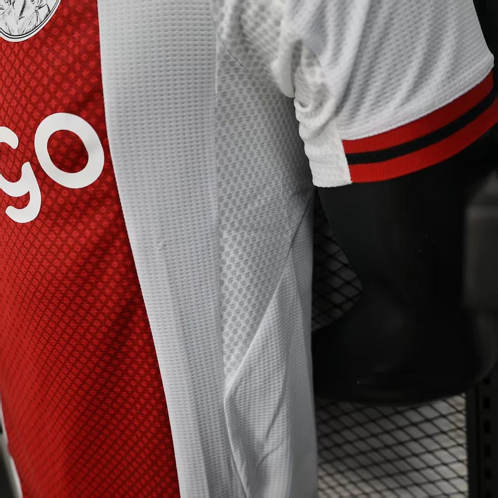 2025/2026 Player Version Ajax Home Football Jersey 1:1 Thai Quality
