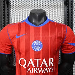 2025/2026 Player Version Paris Saint-Germain Third away Red Football Shirt 1:1 Thai Quality