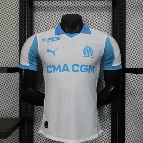 2025/2026 Player Version Olympique de Marseille Home Football Jersey 1:1 Thai Quality