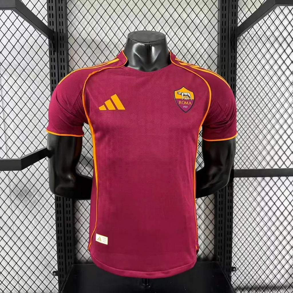 2025/2026 Player Version Roma Home Football Jersey 1:1 Thai Quality
