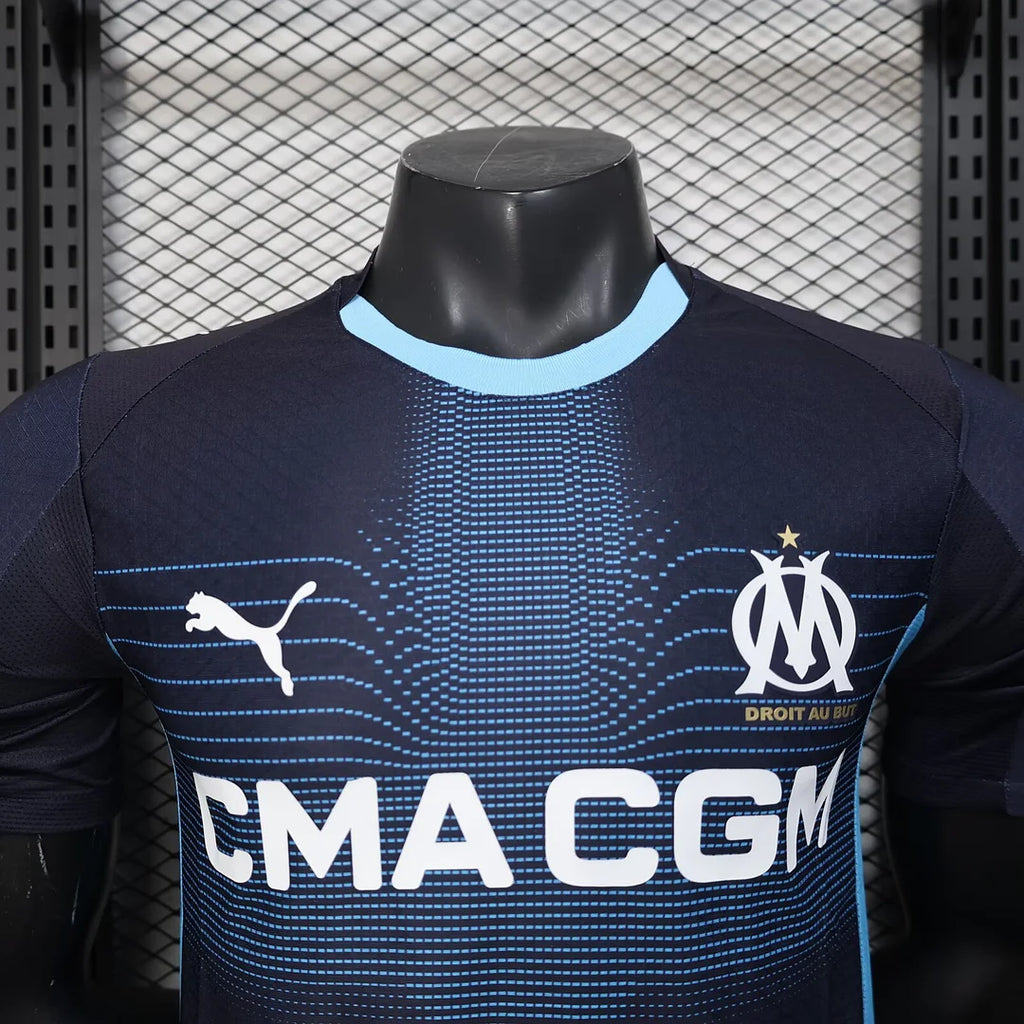 2025/2026 Player Version Olympique de Marseille Away Football Jersey 1:1 Thai Quality
