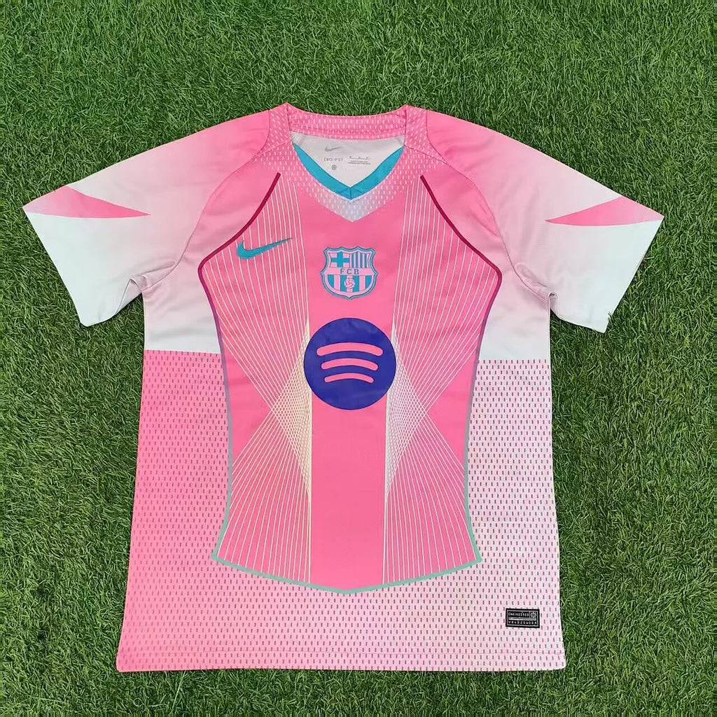 2025/2026 Barcelona Special Edition Pink Football Jersey 1:1 Thai Quality