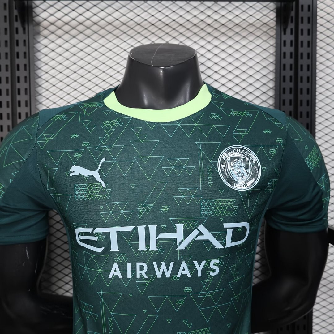 2025/2026 Player Version Manchester City Fourth Away Football Shirt 1:1 Thai Quality