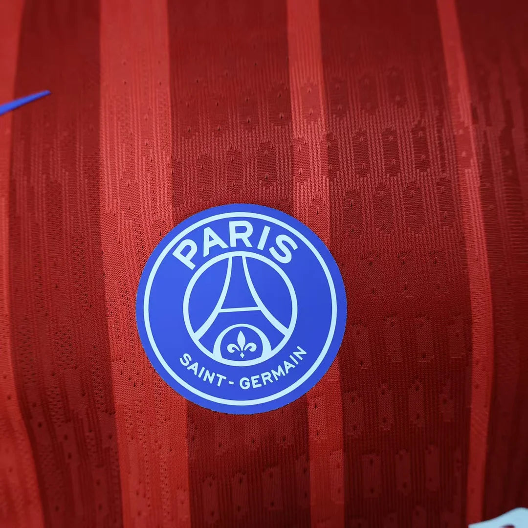 2025/2026 Player Version Paris Saint-Germain Third away Red Football Shirt 1:1 Thai Quality