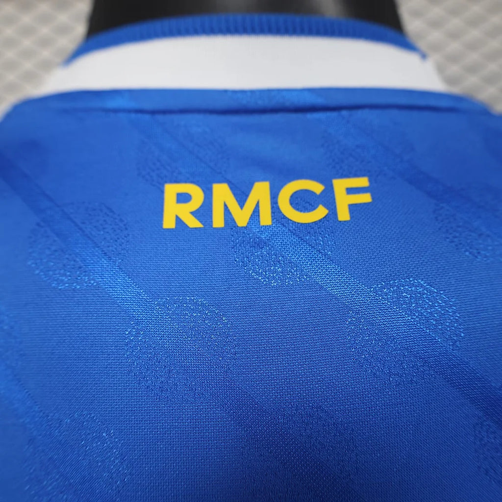 2025/2026 Player Version Real Madrid Third Away Blue Football Jersey 1:1 Thai quality