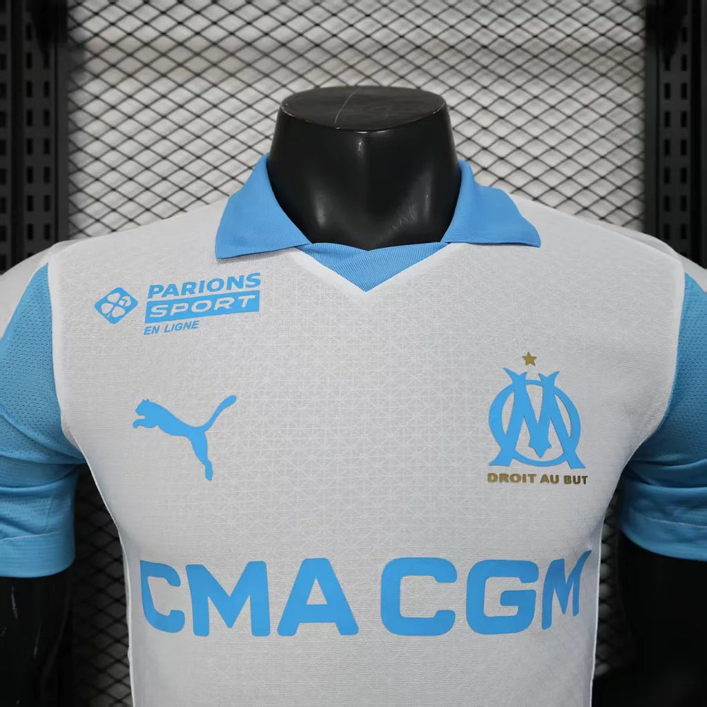 2025/2026 Player Version Olympique de Marseille Home Football Jersey 1:1 Thai Quality
