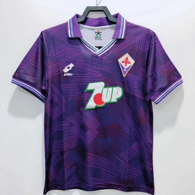 1992/1993 Retro Fiorentina Home Soccer Jersey 1:1 Thai Quality