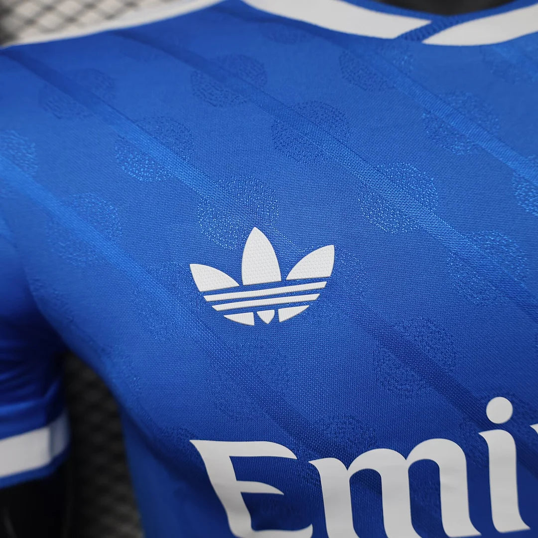 2025/2026 Player Version Real Madrid Third Away Blue Football Jersey 1:1 Thai quality