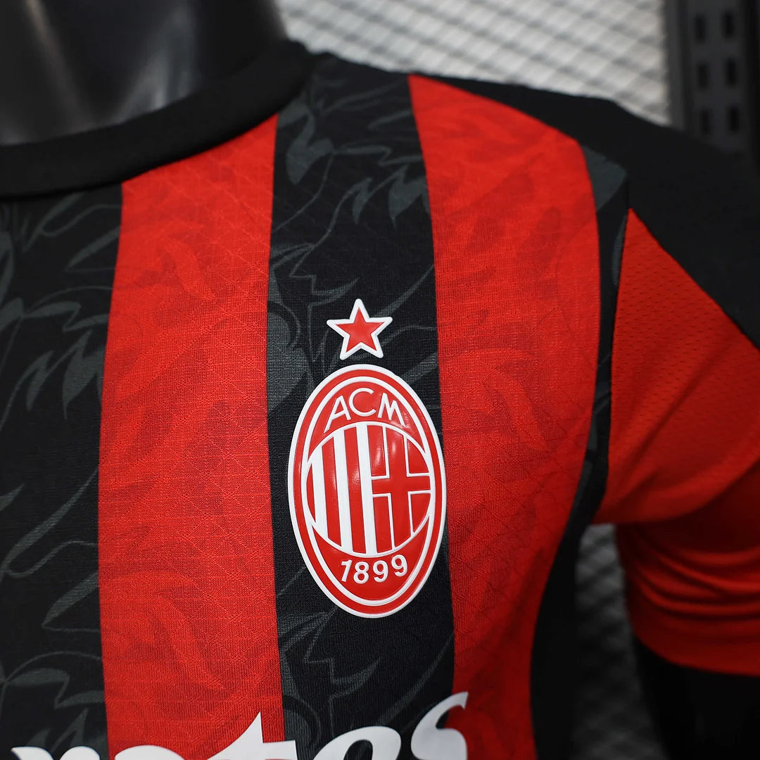 2025/2026 Player Version AC Milan Home Football Jersey 1:1 Thai Quality